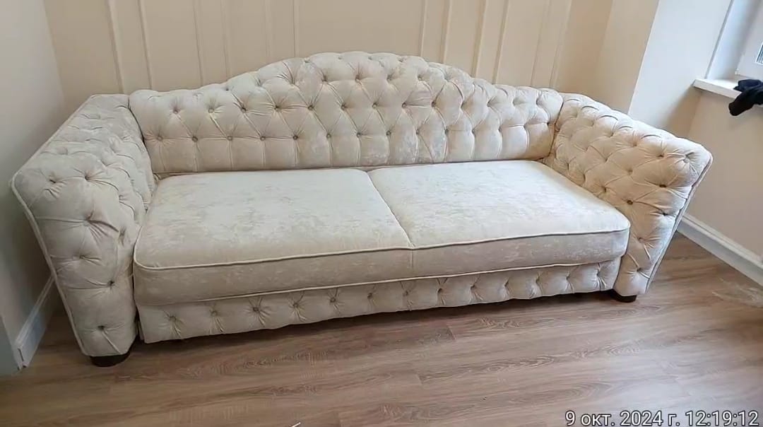 Замена обивки дивана на дому. Полысаево