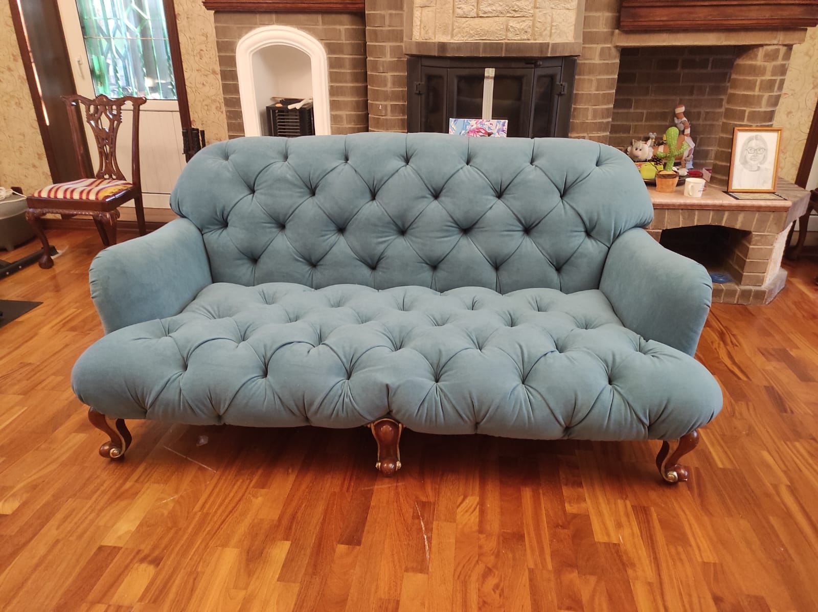 Обивка дивана. Полысаево